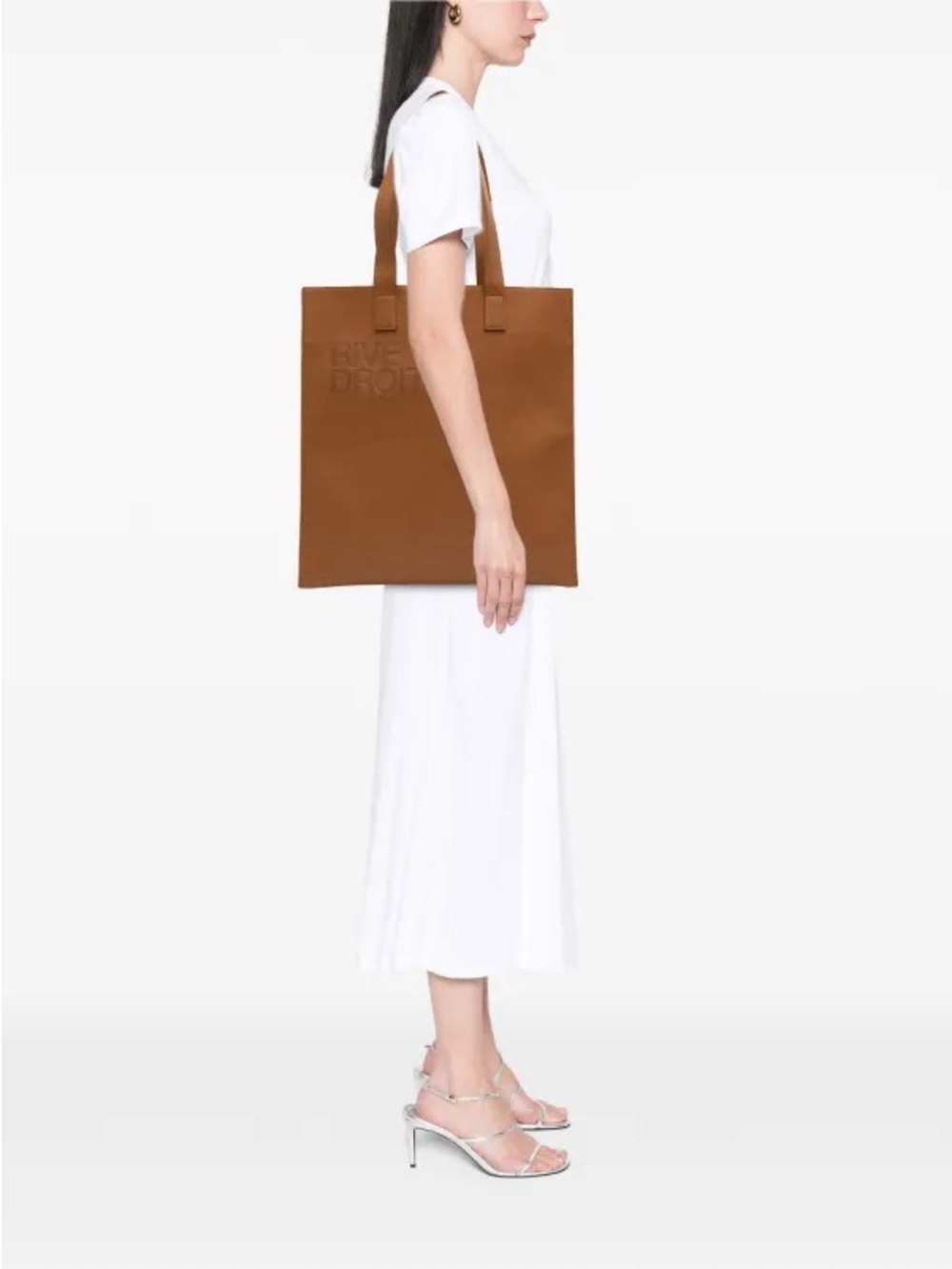AUTHENTIC Saint Laurent Rive Droite Tote in Appleskin